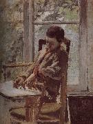 Camille Pissarro Bust of Lucian Pissarro France oil painting artist